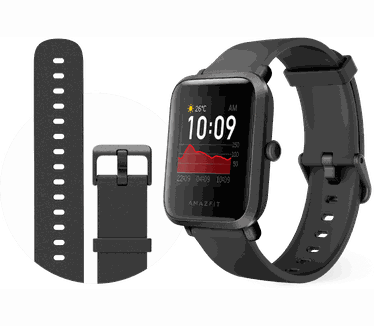 Amazfit Bip S Zwart (Zwart)