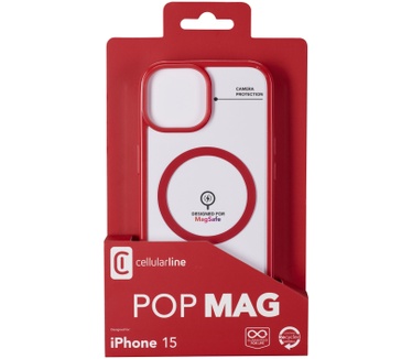 Cellular Line Pop Mag (iPhone 15) Transparant