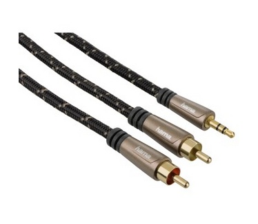 Hama 3m 2 x RCA - 3.5mm m/m