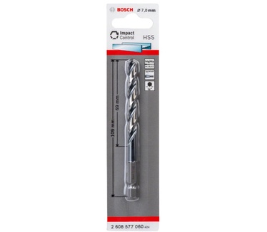 Bosch HSS zeskantschacht spiraalboor