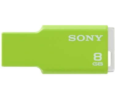 Sony Micro Vault Style 8GB Groen