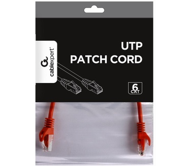 Gembird PP6U-0.25M Rood