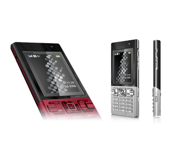 Sony Ericsson T700 Rood, Zwart