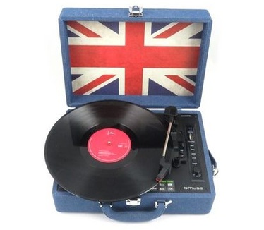 Muse MT-102JS Platenspeler met ingebouwde accu en USB encoding