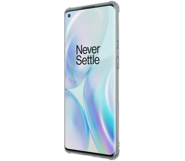 Nillkin Nature TPU Case voor OnePlus 8 Pro - Grijs Grijs