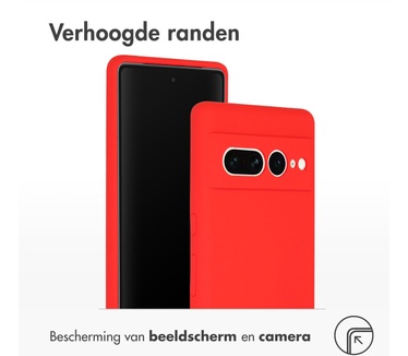 Accezz Liquid Silicone Backcover Google Pixel 7 Pro - Rood