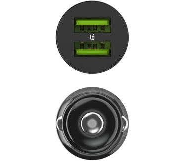 Green Cell GC CADM-GC-36AA - USB-Ladegeraet 36 W 2x USB-A schwarz