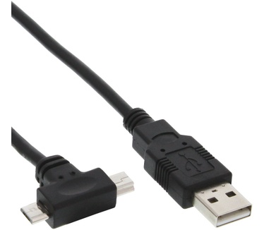 InLine USB 2.0/Micro-B USB - Mini-USB, 1.8 m