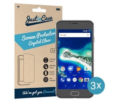 Just in Case General Mobile GM6 Screenprotector - 3 stuks