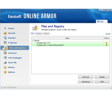 Emsisoft Online Armor 6.0 screenshot