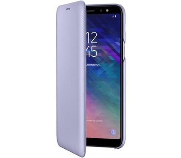 Samsung Galaxy A6+ Wallet Cover (Galaxy A6+) Paars