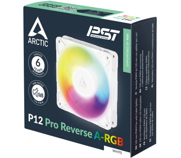 Arctic P12 Pro Reverse A-RGB (White)