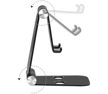 Mobiparts Tablet Stand Holder Metal size L - Black
