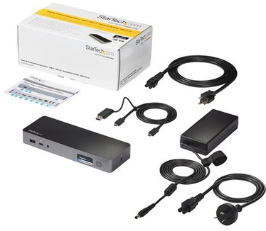 Startech.com Dual 4K Universal Laptop Docking Station - USB-C / USB 3.0 - 100W PD (DK30C2DPEPUE)