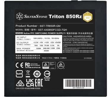 Silverstone Triton 850Rz