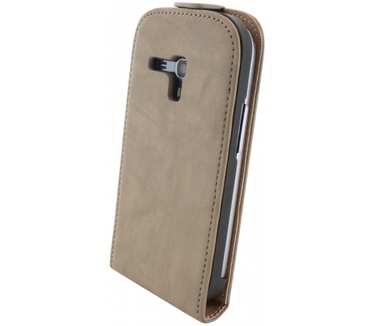 Mobiparts Mobiparts Vintage Flip Case Samsung Galaxy S3 Mini Creme