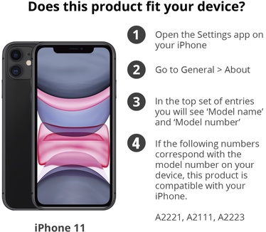 Accezz Xtreme Impact Backcover iPhone 11 - Transparant (iPhone 11) Transparant