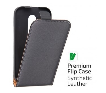 qMust Elegant flip case Samsung Galaxy S7 edge Plus - Black
