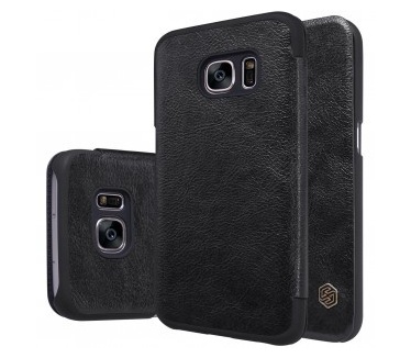 Nillkin Leather Case Samsung Galaxy S7 - Qin Series - Black