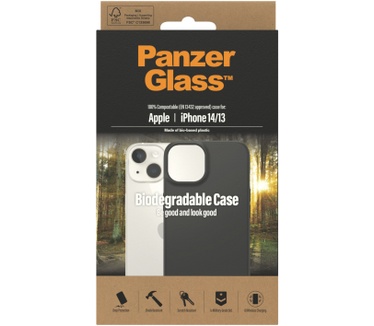 PanzerGlass Biodegradable (iPhone 14) Zwart