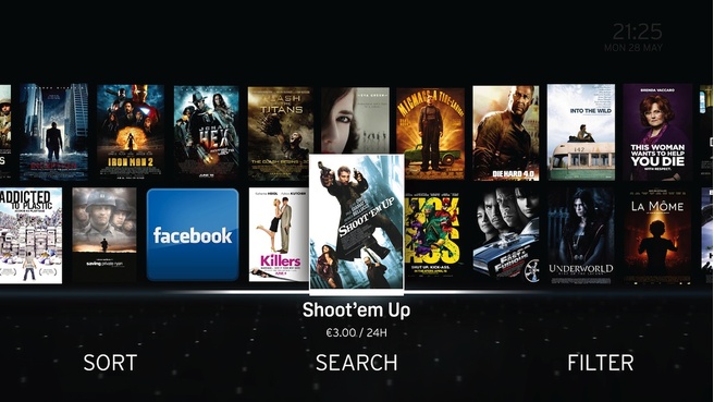 Horizon-settopbox van UPC en Samsung