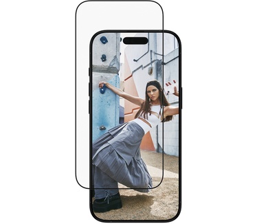 PanzerGlass SAFE. by PanzerGlass® Screen Protector w. Black Frame iPhone Air | Ultra-Wide Fit w. EasyAligner