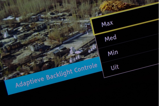Adaptieve Backlight Controle