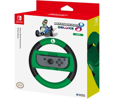 Hori Mario Kart 8 Deluxe Racing Wheel Luigi, Nintendo Switch