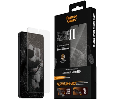 PanzerGlass PanzerGlass® Ceramic Screen Protector Samsung Galaxy S26+ | Ultra-Wide Fit w. FASTFIT IN-A-BOX