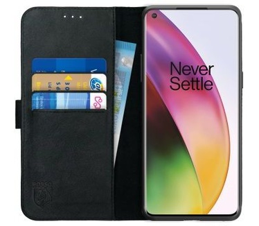 Rosso Deluxe OnePlus 8 Hoesje  Zwart