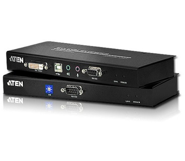 Aten DVI KVM Extender, single link