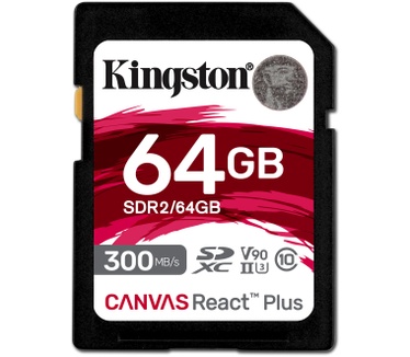 Kingston Canvas React Plus SDXC 64GB