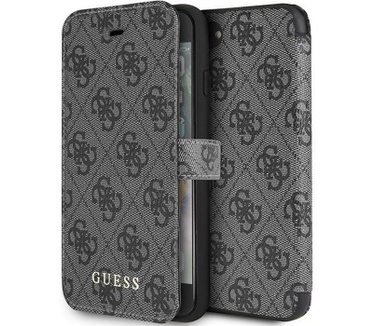 Guess 4G Book Case - Apple iPhone 6/6S/7/8 (4.7") - Grijs  Grijs