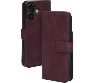 Mobiparts Classic Wallet Case Apple iPhone 16 Velvet Red (MagSafe Compatible)
