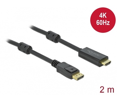 Delock DisplayPort - HDMI Kabel, 2m