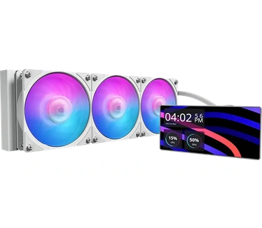 Cooler Master MasterLiquid Core LCD 6" 360 White ARGB