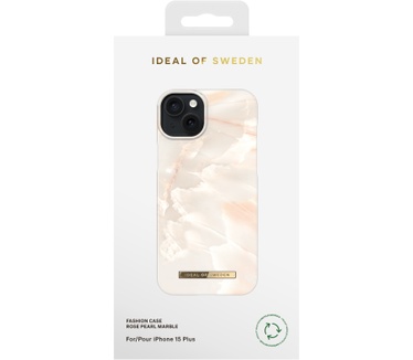 iDeal of Sweden Rose Pearl Marble (iPhone 15 Plus) Beige