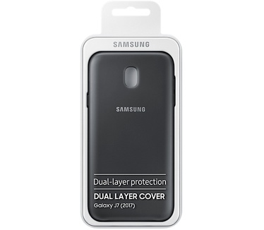 Samsung Galaxy J7 (2017) Dual Layer Cover (Galaxy J7) Zwart