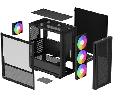 DeepCool CH560, Zwart