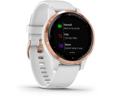 Garmin vívoactive 4s Rosé Goud (Wit)