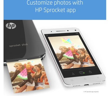 HP Sprocket Plus Zwart