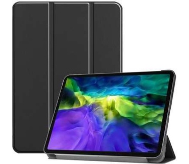 qMust Apple iPad Pro 12.9 2020 Smart Tri-Fold Case - Zwart