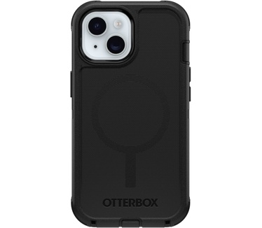 Otterbox Defender Series voor MagSafe voor Apple iPhone 15, Zwart (iPhone 15, iPhone 14, iPhone 13) Zwart