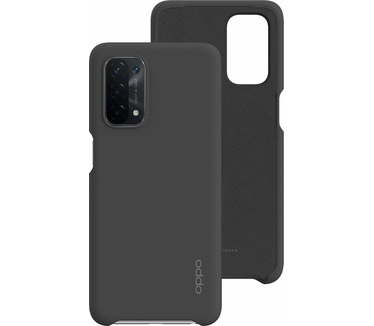 OPPO A74 5G/A54 5G vloeibare siliconen beschermende schokbestendige officiële hoes - zwart (A54 5G / A74 5G) Zwart