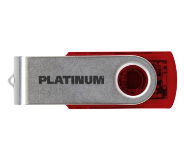 Bestmedia Platinum HighSpeed USB Stick Twister 4GB Rood