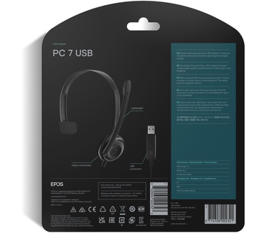 Sennheiser PC 7 USB (Zwart)