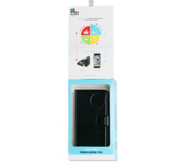 BeHello Huawei Ascend Y550 Wallet Case Black