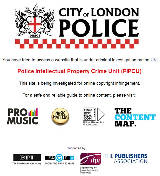 Waarschuwing van de Britse politie