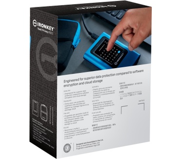 Kingston 3840GB IronKey Vault Privacy 80 XTS-AES 256-bits beveiligde externe SSD