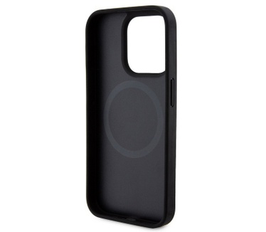DKNY Repeat Bottom Stripe Back Case - iPhone 12/12 Pro - Zwart Zwart